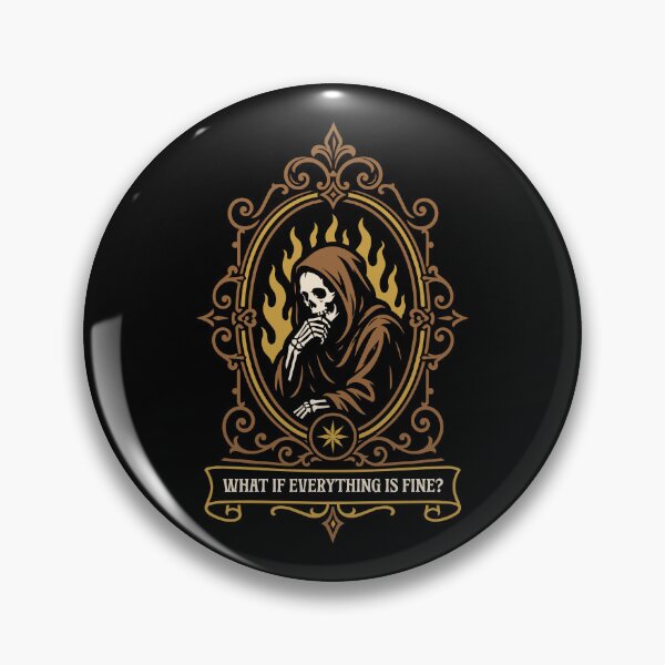 Item preview, What is Everything is Fine Dark Humor designed and sold by pixeptional.