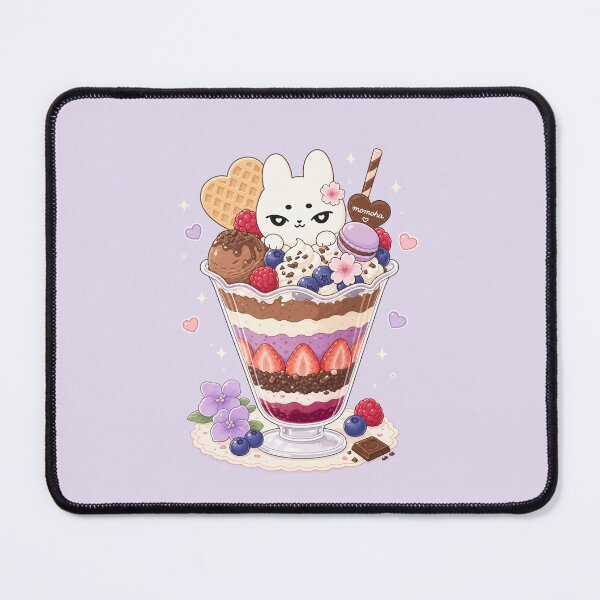 Item preview, Kawaii Chocolate Berry Bunny Parfait designed and sold by kokoriiland.