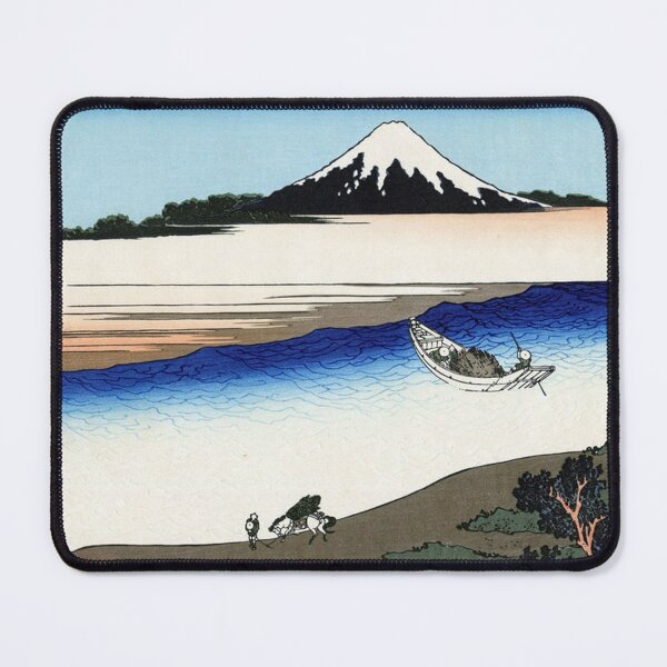 Item preview, Hokusai Mt Fuji Bushu Tamagawa - Vintage Japanese Ukiyo-e Art designed and sold by vekotpu.