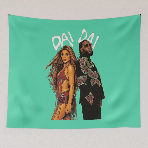 Item preview, Burna Boy x Shakira DAI DAI Bold Music Collab designed and sold by Vicky021.