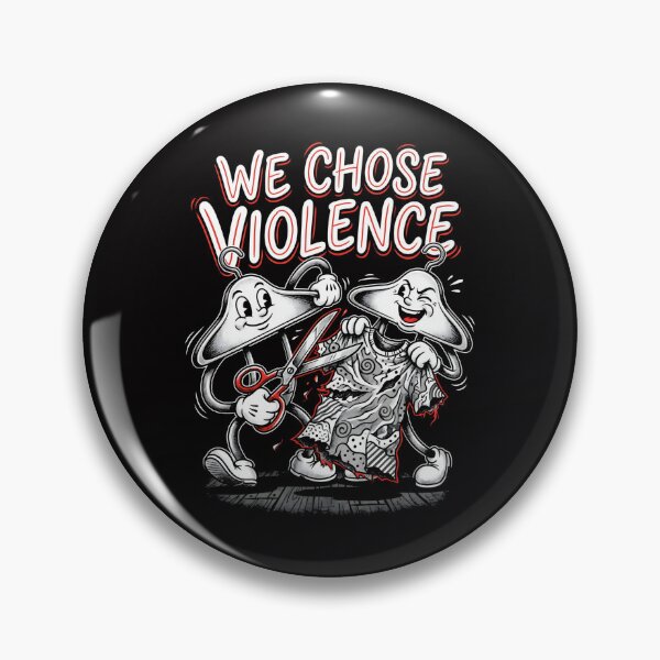 Item preview, We Chose Violence Cartoon Clothes Hangers designed and sold by SplashTastic.