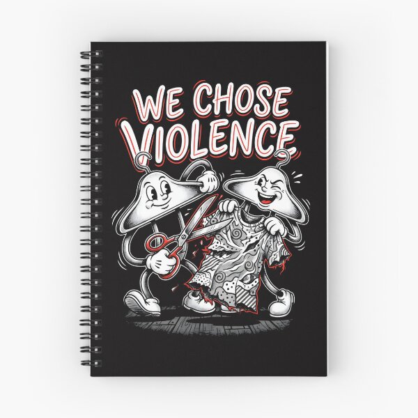 Item preview, We Chose Violence Cartoon Clothes Hangers designed and sold by SplashTastic.
