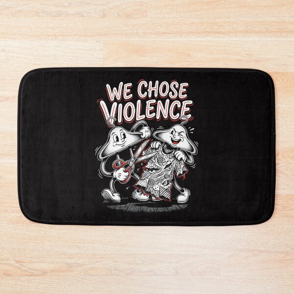 Item preview, We Chose Violence Cartoon Clothes Hangers designed and sold by SplashTastic.