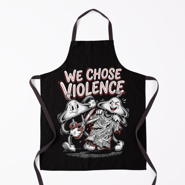 Item preview, We Chose Violence Cartoon Clothes Hangers designed and sold by SplashTastic.