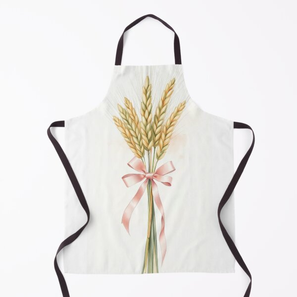 Item preview, Golden Watercolor Wheat Sheaf with Ribbon designed and sold by Vida e Arte.