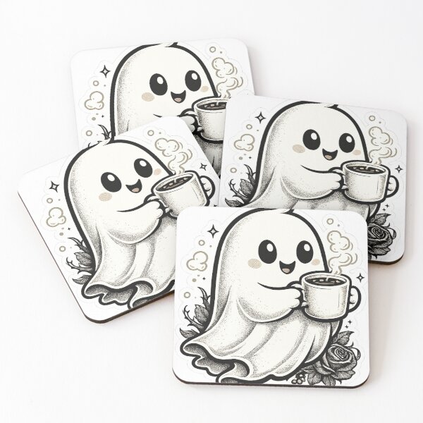 Item preview, Ghosts Need Coffee Too designed and sold by KJ Frost.