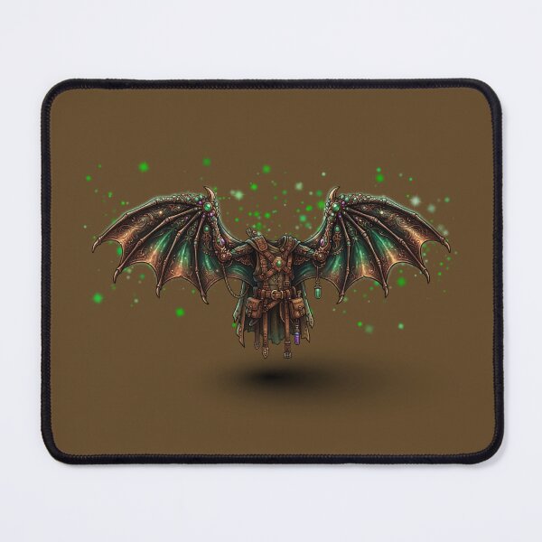 Item preview, Bat-winged Suit in Green & Bronze designed and sold by LottiesLuck.