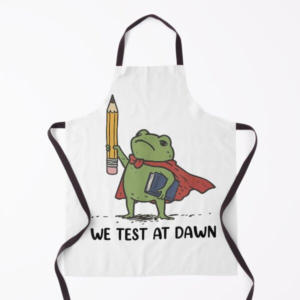 Item preview, Teacher Frog We Test At Dawn Test Day Coordinator Final Exam T-Shirt designed and sold by Aru Pxle.