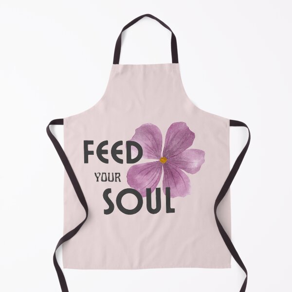 Item preview, Feed Your Soul - Watercolor Flower Typography designed and sold by SeJaa.