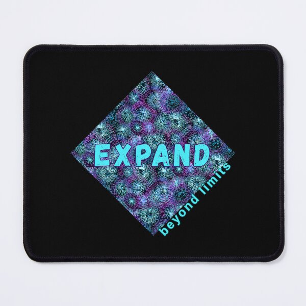 Item preview, Expand Beyond Limits - Neon Cosmic Mindset Typography designed and sold by PatykArt.
