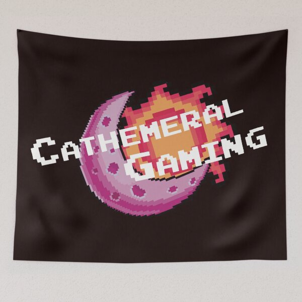 Item preview, cathemeral logo (wild red edition) designed and sold by CathemeralGamin.