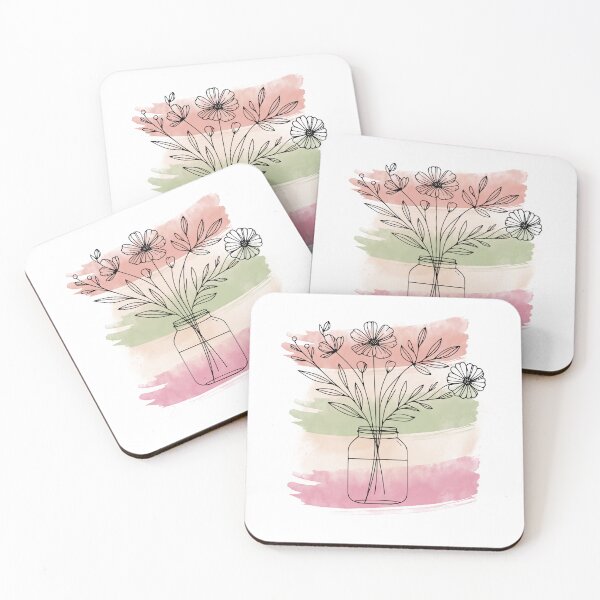 Item preview, Simple Jar of Flowers designed and sold by CRAFT-ID.