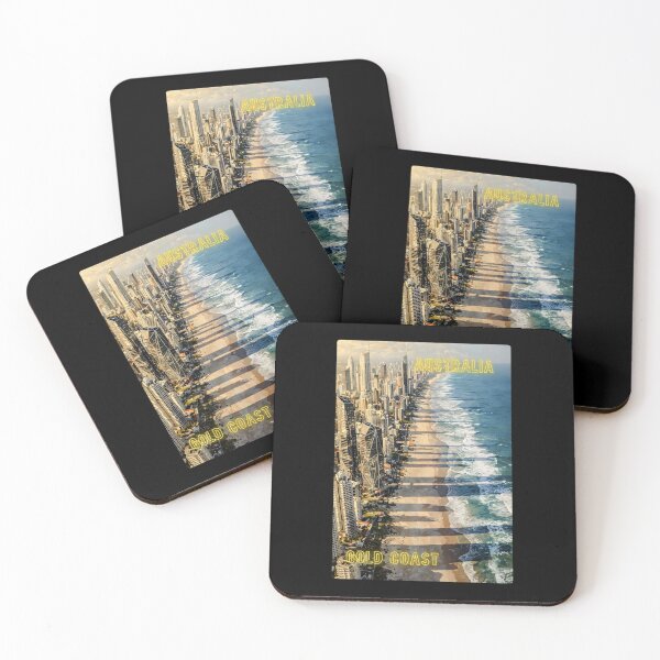 Item preview, Gold Coast Surfers Paradise Beachfront Skyline - Australia Souvenir designed and sold by twentytwo ART souvenir designs.