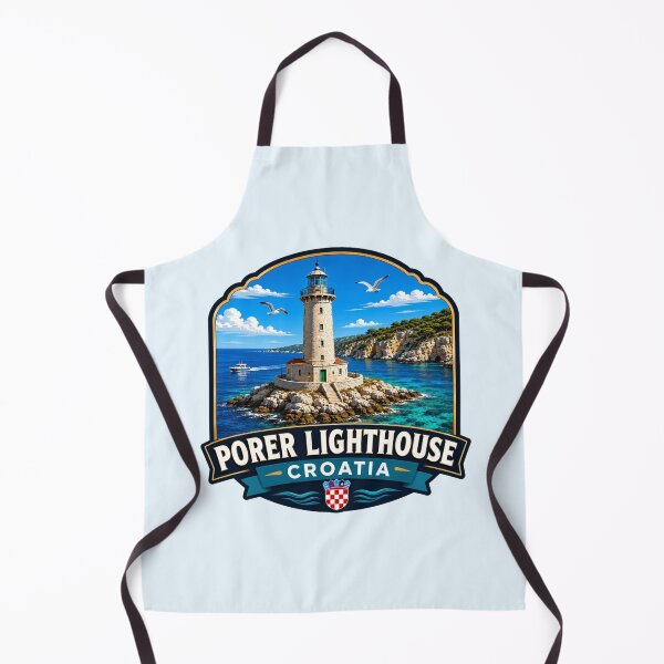 Item preview, Porer Lighthouse, Croatia - Adriatic Coast designed and sold by Myra365Art.