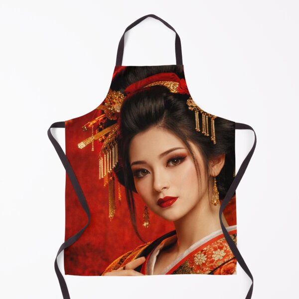 Item preview, Oiran Series #2 - Empress of Crimson Silk | FUJIYAMA-JAPAN-WORKS designed and sold by FUJIYAMA-JAPAN-WORKS.