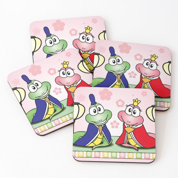 Item preview, Cute Cartoon Snakes Hinamatsuri Doll Festival designed and sold by OsakaYumeWorks.
