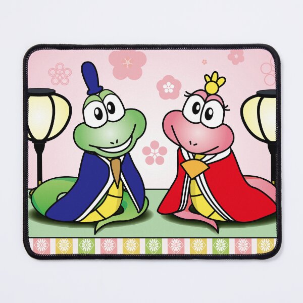 Item preview, Cute Cartoon Snakes Hinamatsuri Doll Festival designed and sold by OsakaYumeWorks.