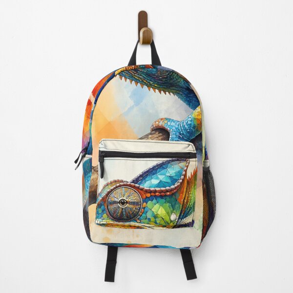 Item preview, Vibrant Geometric Chameleon Spectrum designed and sold by ArtnarongDesign.