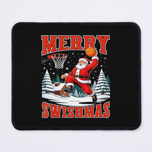 Item preview, Merry Swishmas Santa Basketball Christmas Game Day Fun designed and sold by allistermariam.