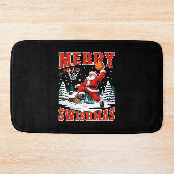 Item preview, Merry Swishmas Santa Basketball Christmas Game Day Fun designed and sold by allistermariam.