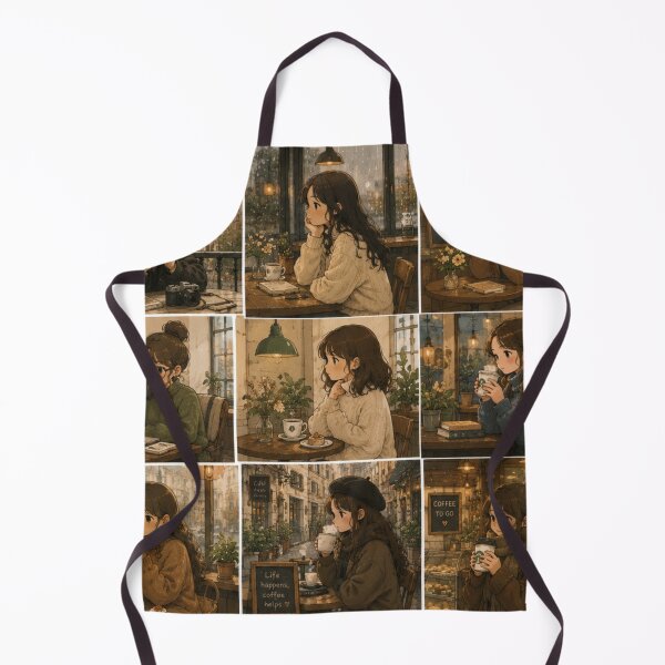 Item preview, Cozy Coffee Cafe Aesthetic Collage designed and sold by 0606PM.