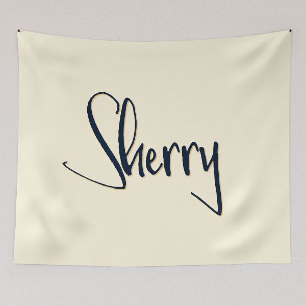 Item preview, SHERRY personalized type design designed and sold by CharlottePlaceArt.