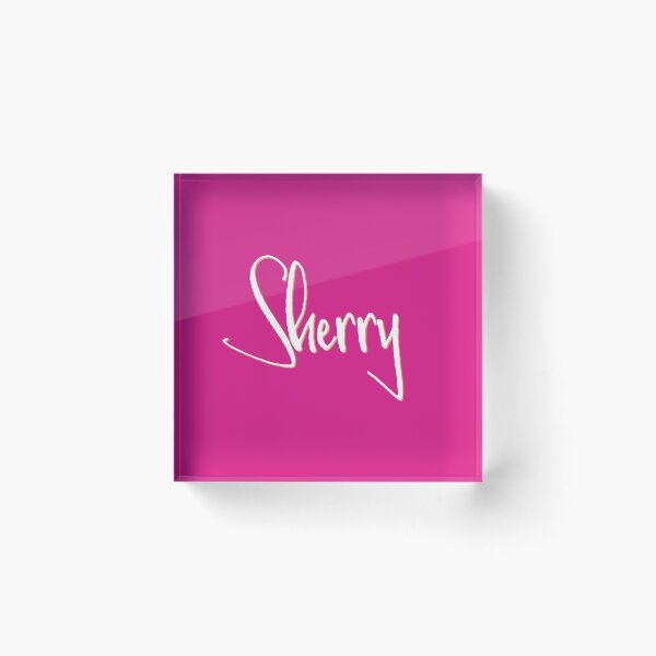Item preview, SHERRY personalized type design designed and sold by CharlottePlaceArt.