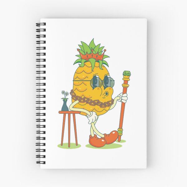 Item preview, Retro Pineapple King Pimp Cartoon Mascot designed and sold by UnrushedGooddes.