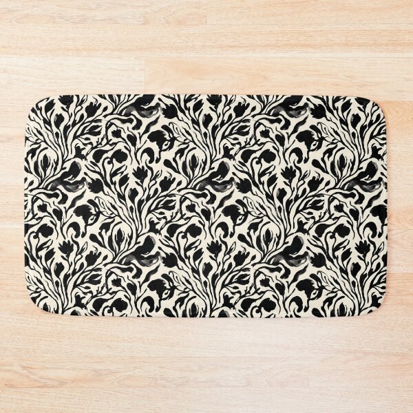 Item preview, Organic Fluid Ink Floral Seamless Texture designed and sold by SplashTastic.