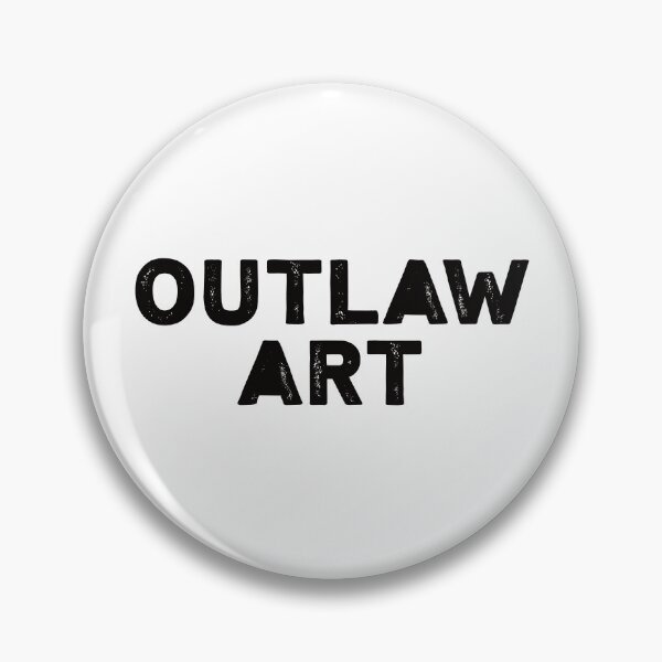 Item preview, Outlaw Art — Bold Slogan Text | Distressed Grunge Typography for Indie Artists & Makers designed and sold by SorryFrog.
