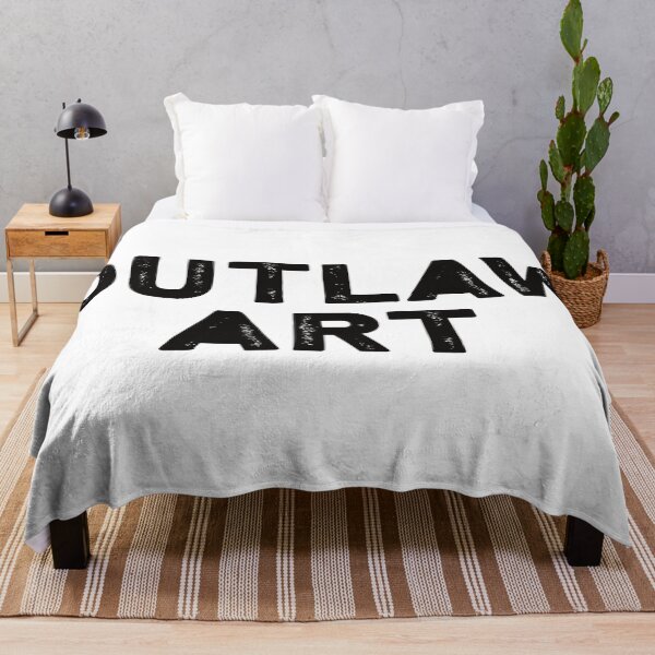 Item preview, Outlaw Art — Bold Slogan Text | Distressed Grunge Typography for Indie Artists & Makers designed and sold by SorryFrog.