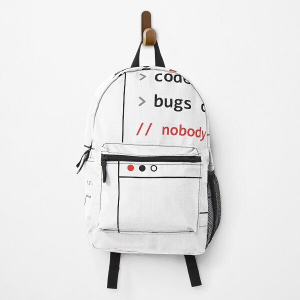 Item preview, Code Goes In, Bugs Come Out, Nobody Knows Why — Funny Programmer Coding designed and sold by Studio Deadpan.
