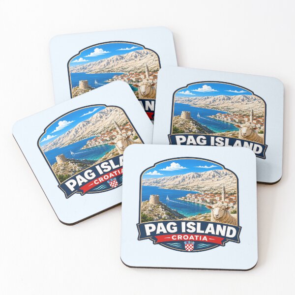 Item preview, Isla de Pag, Croacia - Costa Adriática designed and sold by Myra365Art.