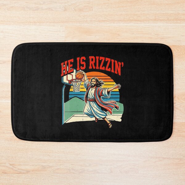 Item preview, He Is Risen Basketball Easter Sunday Funny Hoops Celebration designed and sold by allistermariam.