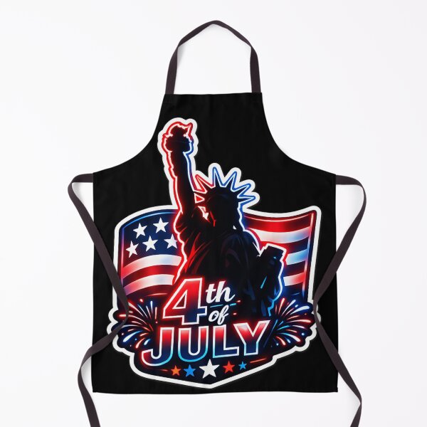 Item preview, Neon Statue of Liberty 4th of July Sticker | Patriotic Independence Day Design designed and sold by DoneAndDusted.