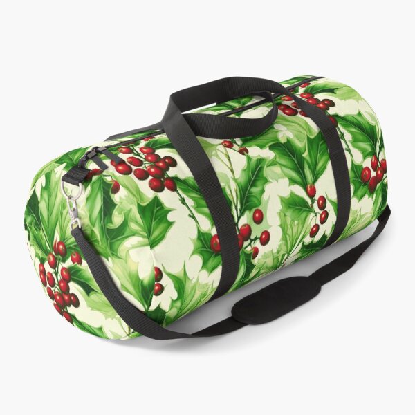 Item preview, Christmas Holly Leaves With Red Berries Xmas Pattern designed and sold by DEC02.