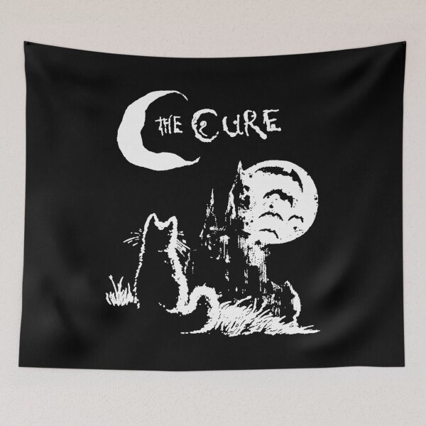 Item preview, The Cat Enjoy The Cure tshirt designed and sold by josefitrada.