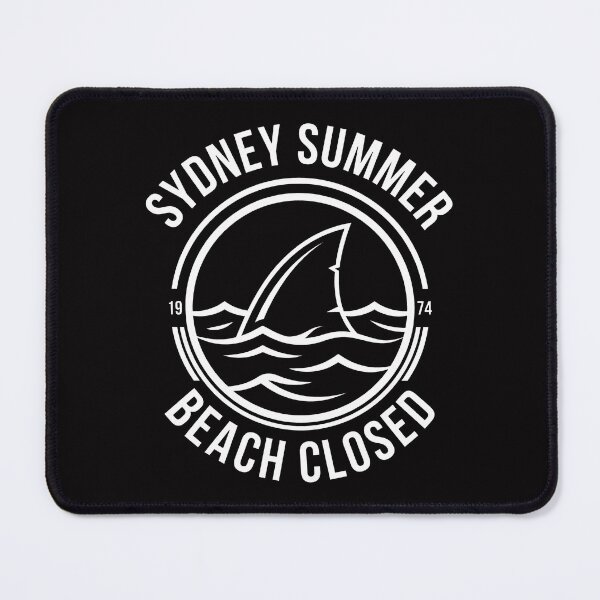 Item preview, Sydney Summer Beach Closed Shark Fin Warning designed and sold by SplashTastic.