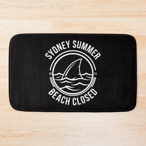 Item preview, Sydney Summer Beach Closed Shark Fin Warning designed and sold by SplashTastic.