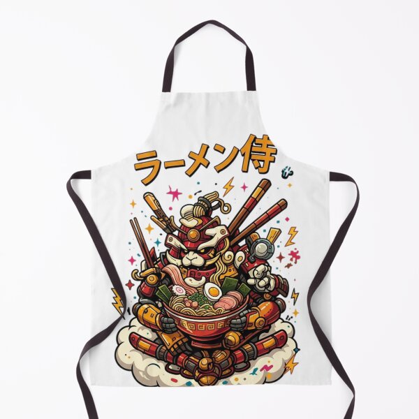 Item preview, Samurai Rabbit Eating Delicious Ramen Noodle Bowl designed and sold by Ahmedsyde.