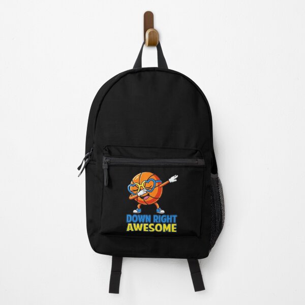 Item preview, Down Right Awesome Dabbing Basketball Awareness Fun Cartoon designed and sold by allistermariam.