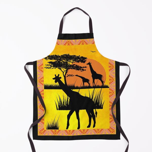 Item preview, African sunset – Majestic giraffes in the savanna designed and sold by PureHopeStudio.