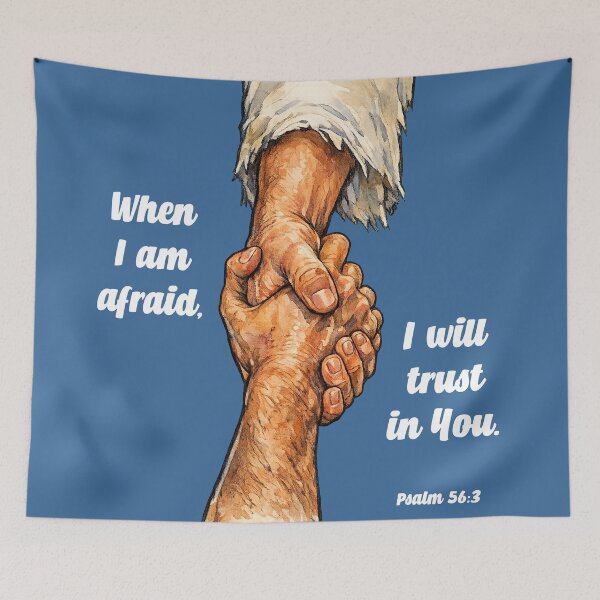 Item preview, When I’m Afraid, I Will Trust In Jesus designed and sold by Lion and Lamb Design.