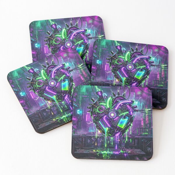 Item preview, cyber heart designed and sold by MachineRender.