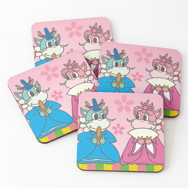 Item preview, Cute Cartoon Dragons Hinamatsuri Girls Day Festival designed and sold by OsakaYumeWorks.