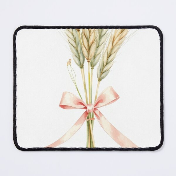 Item preview, Rustic Watercolor Wheat Bouquet with Ribbon designed and sold by Vida e Arte.