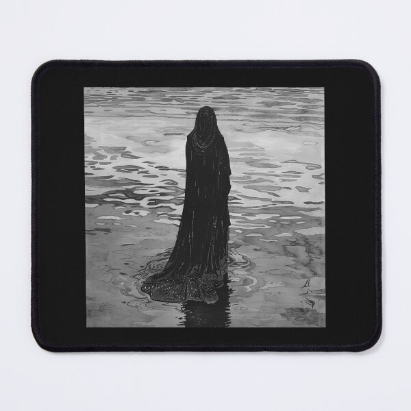Item preview, Mysterious Veiled Woman Standing in Reflective Water designed and sold by inkoutninja.
