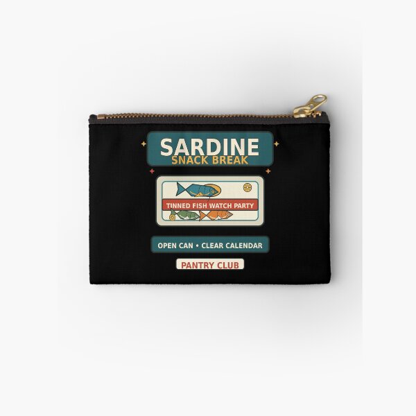 Item preview, Sardine Snack Break Tinned Fish Watch Party designed and sold by Concrete Coffee Studio.