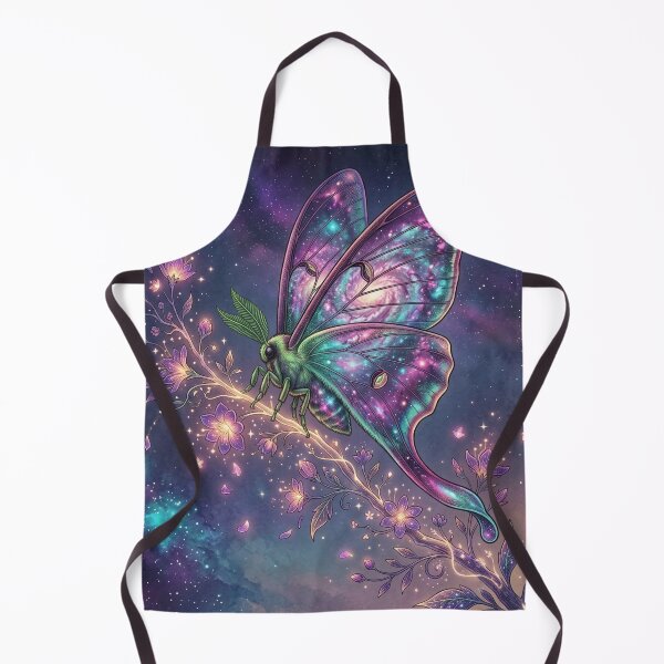 Item preview, Celestial Luna Moth Spiral Galaxy Vintage Space designed and sold by Leafs With Luna.