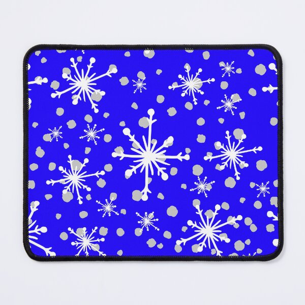 Item preview, Snowflakes Pattern On Christmas And Hanukkah Holiday Blue designed and sold by DEC02.